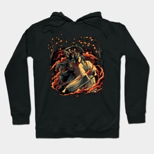 samurai vs ronin Hoodie